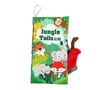 DASHIELL Cloth Books - Touch and Feel Cloth Soft Crinkle Books | Sensory Toys and Activity Books for Boys and Girls 3-18 Months, for Early Education