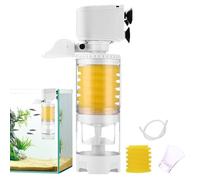 DASHIELL Fish Tank Filter, Aquarium Internal Filter Pump For Small Fish Tank, Silent Internal Aquarium Filter, Adjustable Fish Tank Filter Pump, Submersible Internal Filter For Shrimp Tank