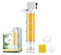 DASHIELL Fish Tank Filter, Aquarium Internal Filter Pump For Small Fish Tank, Silent Internal Aquarium Filter, Adjustable Fish Tank Filter Pump, Submersible Internal Filter For Shrimp Tank