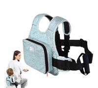 DASHIELL Kids Safety Harness,Oxford Cloth Kids Safety Harness with Bag - Foldable Motorcycle Harness with Reflective, Travel Harness for Kids Aged 1-12, Safe Ride, Travel