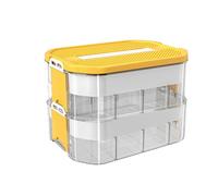 DASHIELL Kids Toy Box Storage, Storage for Toys with A Building Lid, Classification Multipurpose Stackable Storage Containers for Organizing Tool, Craft
