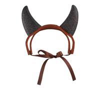DASHIELL Pet Cosplay Costume | Felt Pet Devil Horns - Portable Devil Horns Festive Headgear, Cute Favors for Photography Props