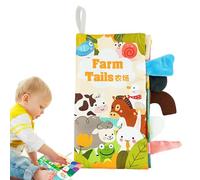DASHIELL Soft Crinkle Books, Touch and Feel Crinkle Cloth Books - Sensory Toys and Activity Books for Boys and Girls 3-18 Months, for Early Education