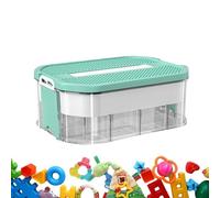DASHIELL Toy Storage Box,Toy Box for Boys with A Building Lid | Classification Multipurpose Stackable Storage Containers for Organizing Tool, Craft