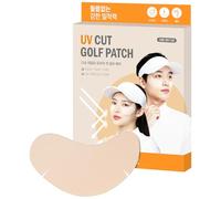 DASHU Daily Sunshield Golf Patch Korean Skin Care Cooling Gel Patches For Outdoors, Age Defying Sun Shield Peptide Patch, Easy Peel Off Facial Patches 5 Pairs
