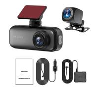 Dashylynk - Dual 4k Wireless Smart Dashboard Camera (4K+1080+WIFI+GPS+ACC) | Dashylynk Wireless Dashcam 4K Front and 1080P Rear Dual Camera, Night Vision, Loop Recording, 1.97 Inch Screen