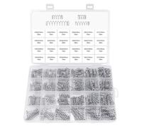 DASIAUTOEM 420 pieces compression springs assortment set, 24 specifications compression springs, lengths 10 mm, 15 mm, 20 mm, 30 mm, diameter 5 mm, 6 mm, 7 mm, 6 different elasticities for spring