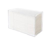Dasing Acrylic Napkin Holder for Table Countertop Paper Towel Dispenser,Clear Guest Towel Napkin Holder, Suitable for Z-Fold, C-Fold or Multi-Fold Paper Towels for Kitchen, Bathroom, Restaurants