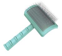 Dasing Firm Slicker Brush for Dogs- Extra Long Pin Slicker Brush for Large Dog Pet Grooming Wire Brush and Deshedding (Green)