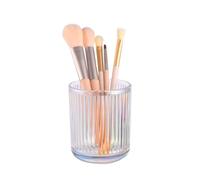 DASITON Makeup Brush Holder Organiser, Crystal Glass Makeup Brushes Storage Holder, Vintage Make Up Brush Cup for Vanity, Pen Pencil Holder for Desk, Toothbrush Holders for Bathroom (Colorful S)