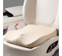 DASJD Car Seat Cushion for Height, Adult Booster Seat for Driving, Comfort Memory Foam Car Seat Pad for Truck, Suv, Office Chair, Wheelchair,Beige
