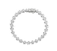 DASJKDI Bracelet 925 Sterling Silver Butterfly Marquise Cut Diamond Women Wedding Bangle Jewelry for parties & gatherings