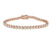 DASJKDI Diamond Bangle Bracelet Rose Gold Engagement Wedding Bracelets For Women Bridal Tennis Party Jewelry for parties & gatherings