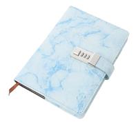 DASJKDI Journal Creative Lock Password Diary Book Multifunction Notebook Planner Journal Paper Material Gentle Write Accessory Delicate Note(Blue)