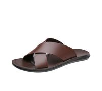 DASJKDI Mens Casual Summer Shoes Men Slippers Male Half Drag Outdoor Daily Beach Flats Lightweight Men's Slides(White,48)