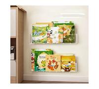 DASJKDI Newspaper Rack Picture Book Display Stand Bookshelf Children's Wall Albums Record Holder Reading Magazine Storage Hanging Rack(2PCS)