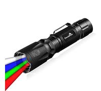 DaskFire 4 Colored Flashlight with RGB Lights, Rechargeable Battery, Charger, Bracelet, High Lumen Zoomable Emergency Torch Multipurpose for Kids Camping Hunting Fishing Hiking Gear
