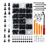 DaskFire Car Retainer Kit 450pcs Car Plastic Trim Clips Nylon Bumper Fastener Bumper Fender Rivet Clips Automotive Push Retainers Plastic Rivet Panel Body Interior Assortment Set with Release Tool