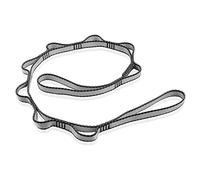 DASKING Daisy Chain, 110/180 cm Yoga Hammock Extension Strap, 23KN Strong Multi Loops Adjustable Nylon Yoga Exercise Band for Stretching, Pilates, Fitness Workout
