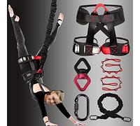 Dasking Heavy Bungee Resistance Band Set grawyti Yoga Bungee Cord Resistance Belt Set 4D Bungee Dance Rope Workout Fitness Home Gym Professional Training Equipment