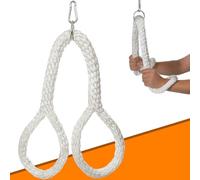 DASKING Tricep Rope Pull Down Attachment, Soft Ergonomic Triceps Rope Lat Pulldown Cable Machine Attachments, Non-slip Rubber Grip for Triceps Exercise, Muscle Training - Home Gym Fitness Equipment