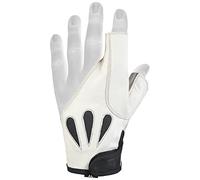 Daskz American Bow Glove One Finger Shooting Left hand Gloves- Professional Leather Archery hunting Gloves for Adults (Beige, XXL)