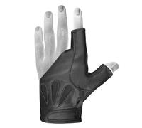 Daskz American Bow Glove One Finger Shooting Left hand Gloves- Professional Leather Archery hunting Gloves for Adults (Black, L)