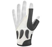 Daskz Leathers Italian Leather Archery Bow Glove for Right-Handed Shooters - Worn on Left Hand - Padded Back - 100% Real Leather - Beige, Black, Light Brown, Dark Brown