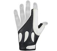 Daskz Leathers Italian Leather Archery Bow Glove for Right-Handed Shooters - Worn on Left Hand - Padded Back - 100% Real Leather - Beige, Black, Light Brown, Dark Brown