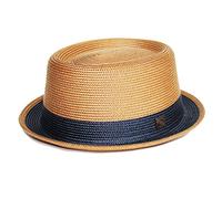 DASMARCA Bobby Tan Crushable & Packable Porkpie Summer Hat - XL