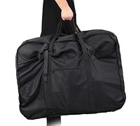 DASNTERED 20" Folding Bike Bag, Waterproof Bicycle Travel Case, Carrying Case for Outdoors, Train, Air Travel (Black, Green)