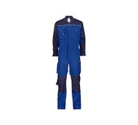 DASSY® Cannes Two-tone overall with knee pockets - size 2XL - ROYAL BLUE/NAVY