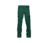 DASSY® Nashville Two-tone work trousers - size 46 - BOTTLE GREEN/BLACK