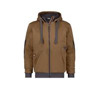 DASSY® Pulse Sweatshirt jacket - size L - CLAY BROWN/ANTHRACITE GREY