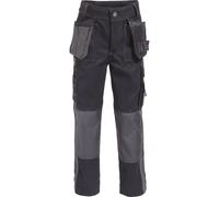 Dassy Zweifarbige Arbeitshose mit Holstertaschen Seattle Kids PESCO61 Schwarz/Ze