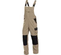 Dassy Zweifarbige Arbeitslatzhose mit Kniepolstertaschen Versailles PESCO61 Khak