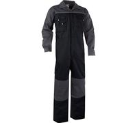 Dassy Zweifarbiger Overall mit Kniepolstertaschen Cannes PESCO61 Schwarz/Zementg