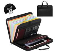 DasTior Accordion File Organizer Fireproof Expanding Folder - 13 Pockets, Letter A4 Size, Index Tabs,Organize Bills, Receipts & Important Documents Easily,Home Office & School