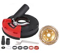 Dastool Expert Surface Grinding Dust Shroud for Angle Grinder, Universal 5-Inch + Diamond grinding cup wheel Dt1701-125D