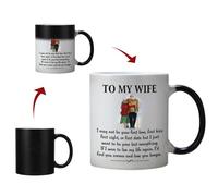 DasyFly Birthday Gifts for Wife,Funny Heat Change Wife Mug 11-OZ Coffee Cup-Best Wife Gifts for Wedding Anniversary-Christmas Valentine's Day Gifts for Wife & Romantic Wife Mugs from Husband