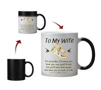 DasyFly Wife Gifts from Husband,Funny Colour Changing Wife Coffee Mug 11-OZ Ceramic Cup-Wife Birthday Gifts Ideas,Romantice Wedding Anniversay Christmas Valentines Day Gifts for Wife for Her