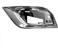 DAT AUTO PARTS Front Left Driver Side Fog Light Hole Cover Trim Bezel Replacement For 2017-2021 Jeep Grand Cherokee Summit Limited X High Altitude Silver Chrome Smooth Plastic CH1038186 6AH13SZ0AA