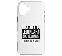 Data-Analysis Birthday born Market-Research-Analyst Case for iPhone 16 Plus