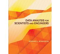 Data Analysis for Scientists and Engineers