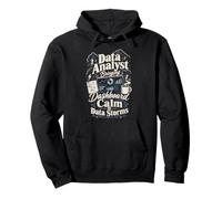 Data Analyst Bringing Dashboard Calm To Data Storms Pullover Hoodie