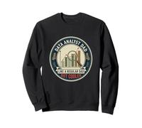 Data Analyst Dad Charts Statistics Data Science Father's Day Sweatshirt
