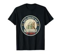 Data Analyst Dad Charts Statistics Data Science Father's Day T-Shirt