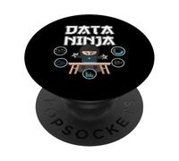 Data Analyst Funny Programmer Data Scientist Coding IT Humor PopSockets Adhesive PopGrip