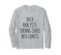 Data Analyst Funny Work Tech Statistics Math Statistician Long Sleeve T-Shirt