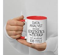 Data Analyst Gift, Funny Data Analyst Coffee Mug, Statistician, Data Analyst Gift for Women Men Colleague, Data Analyst Birthday Christmas Secret Santa Promotion Thank You Gift, Statistics Wizard